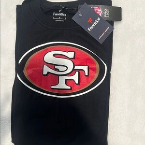 Fanatics Black Short Sleeve 49ers Tee
